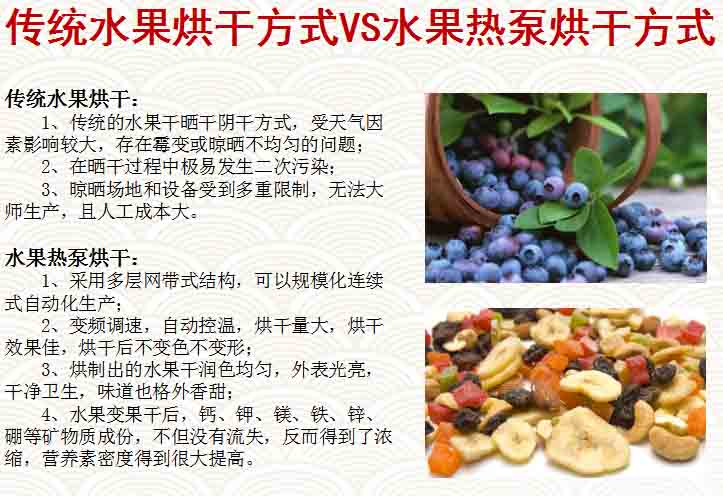 水果烘干與普通烘干的對比 水果烘干與普通烘干的對比