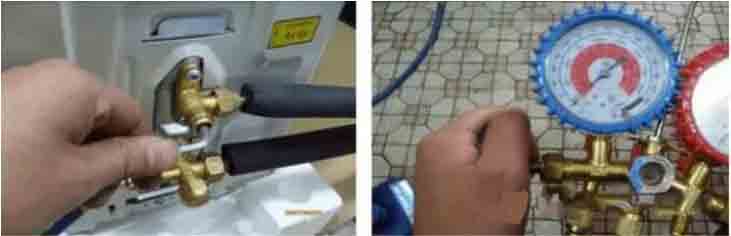 空氣能采暖機(jī)組如何抽真空 空氣能采暖機(jī)組如何抽真空